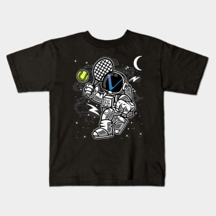 Astronaut Tennis Vechain VET Coin To The Moon Crypto Token Cryptocurrency Blockchain Wallet Birthday Gift For Men Women Kids Kids T-Shirt